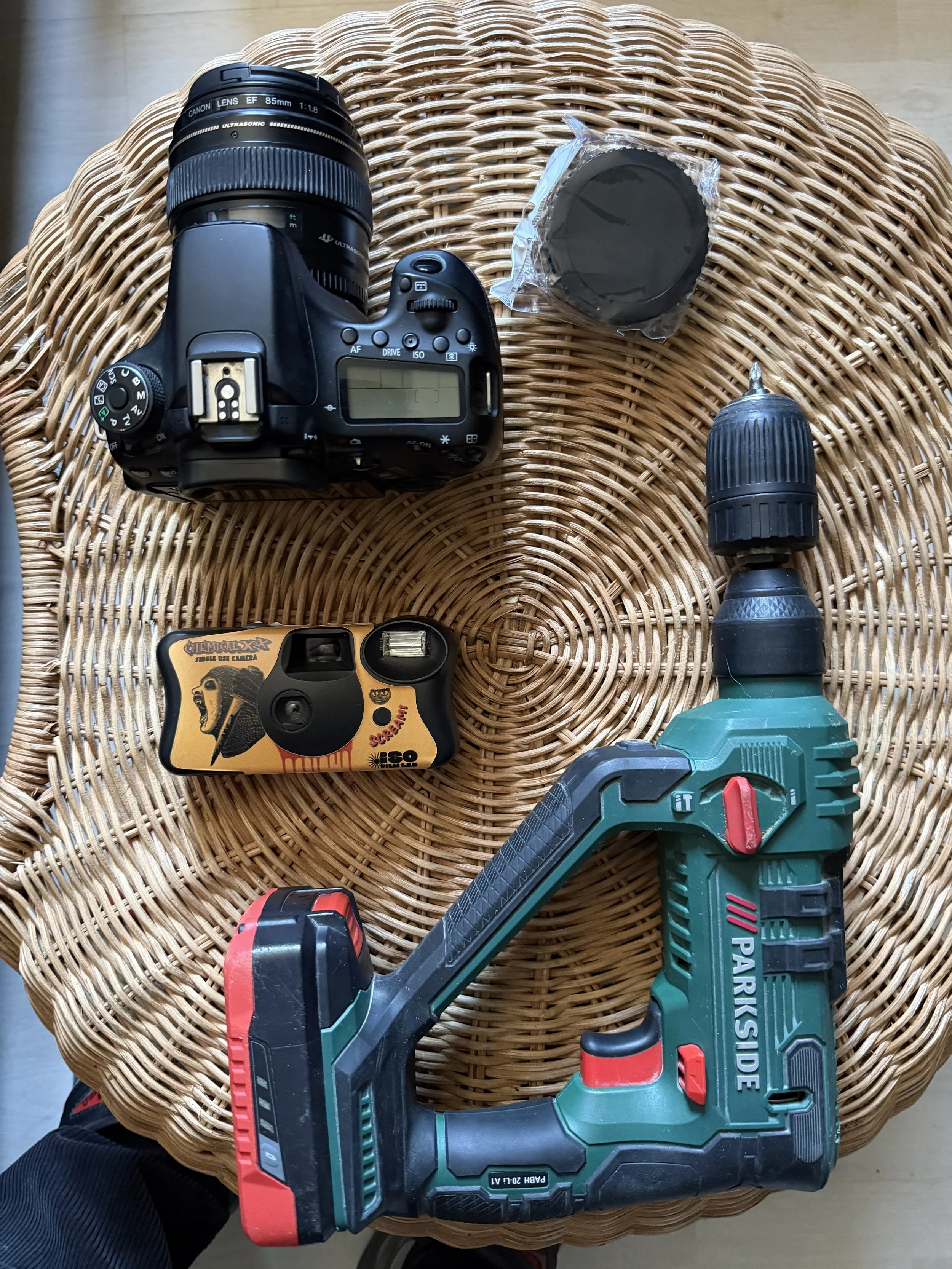 failed modding attempt with kodak disposable lens