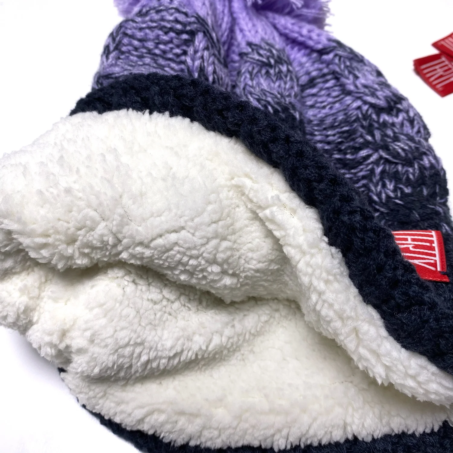 Winter CC Confetti Fleece-Lined Knit Headband – Thick, Chunky & Warm – Perfect For Skiing, Snowboarding & Cold Weather
