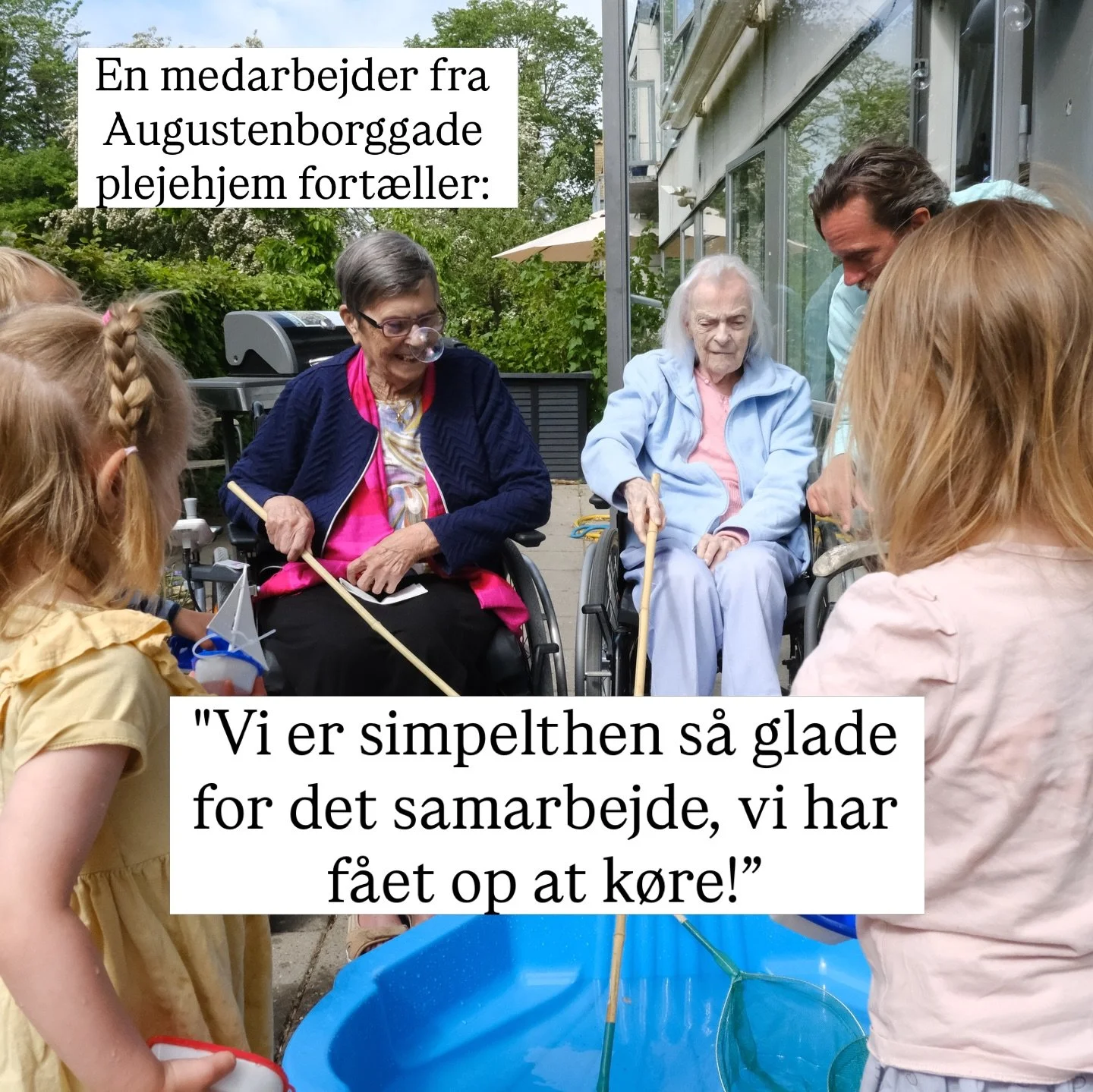 &ldquo;Det er fantastisk alt, hvad det giver b&aring;de de sm&aring; og store - s&aring; tak for at f&aring; os i den retning 😄&rdquo;

S&aring;dan skrev Maria, der er ergoterapeut p&aring; plejehjemmet Augustenborggade, den anden dag 🥹🙏

Vi har f