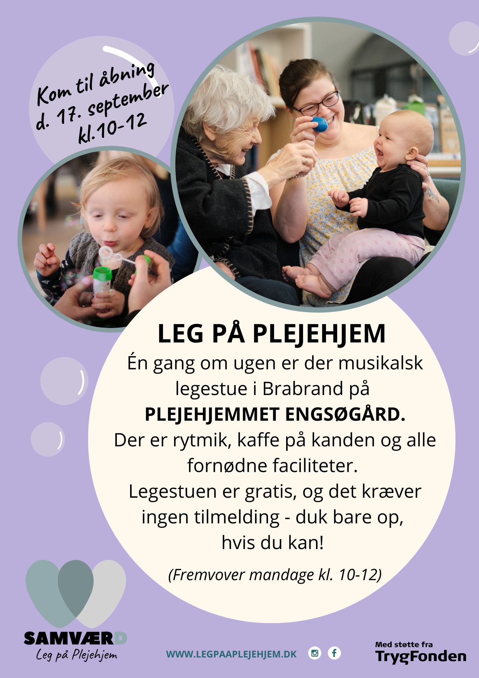 Åbningsfest: Leg på Plejehjem i Brabrand (Engsøgård)