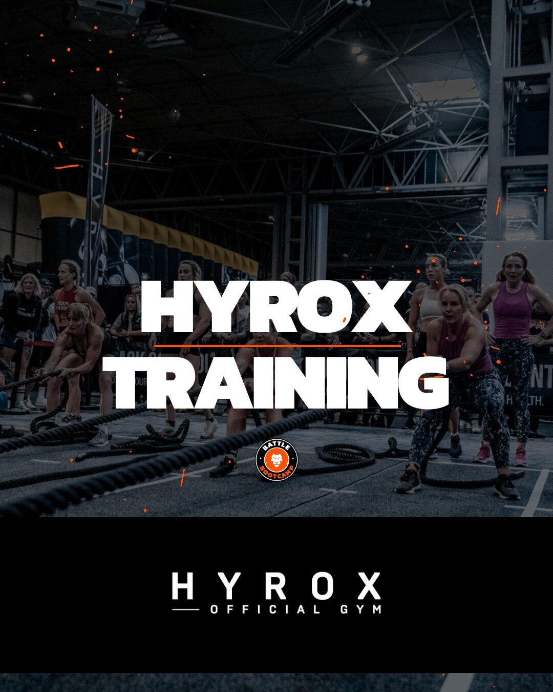 🌟 Happy Monday Team: 
Battle Bootcamp has officially become a Hyrox Training Provider! 

At Battle Bootcamp, we blend the best of functional fitness with military fitness principles, focusing on strength, endurance, and versatility. These methods mi