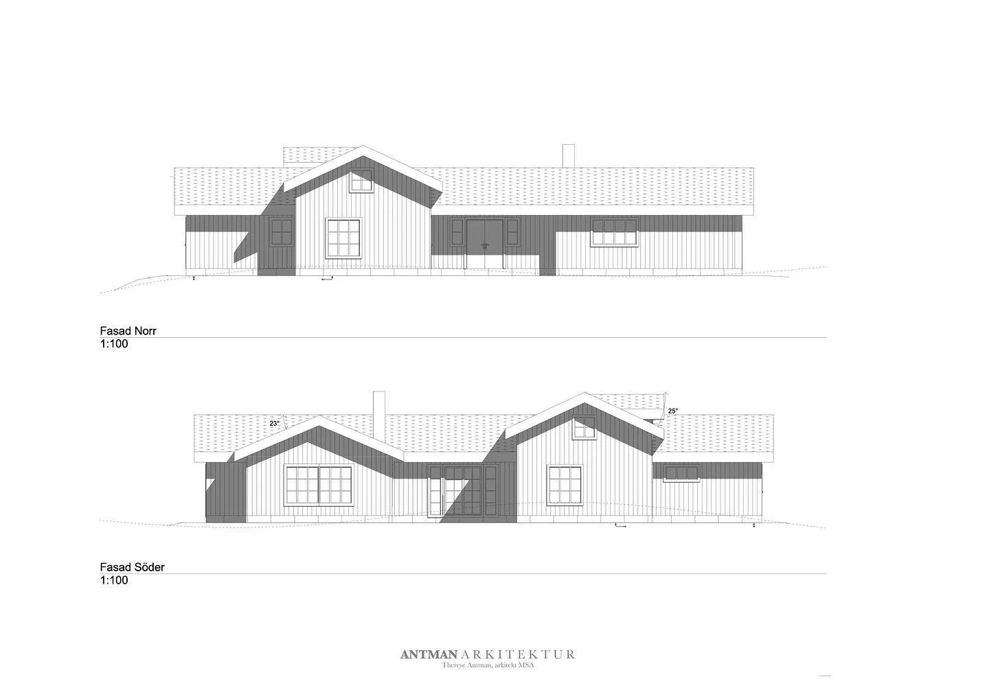 Godkänt bygglov för detta  fjällhus som börjar byggas nu till våren ❄️ #fjällhus #fritidshus #antamnarkitektur