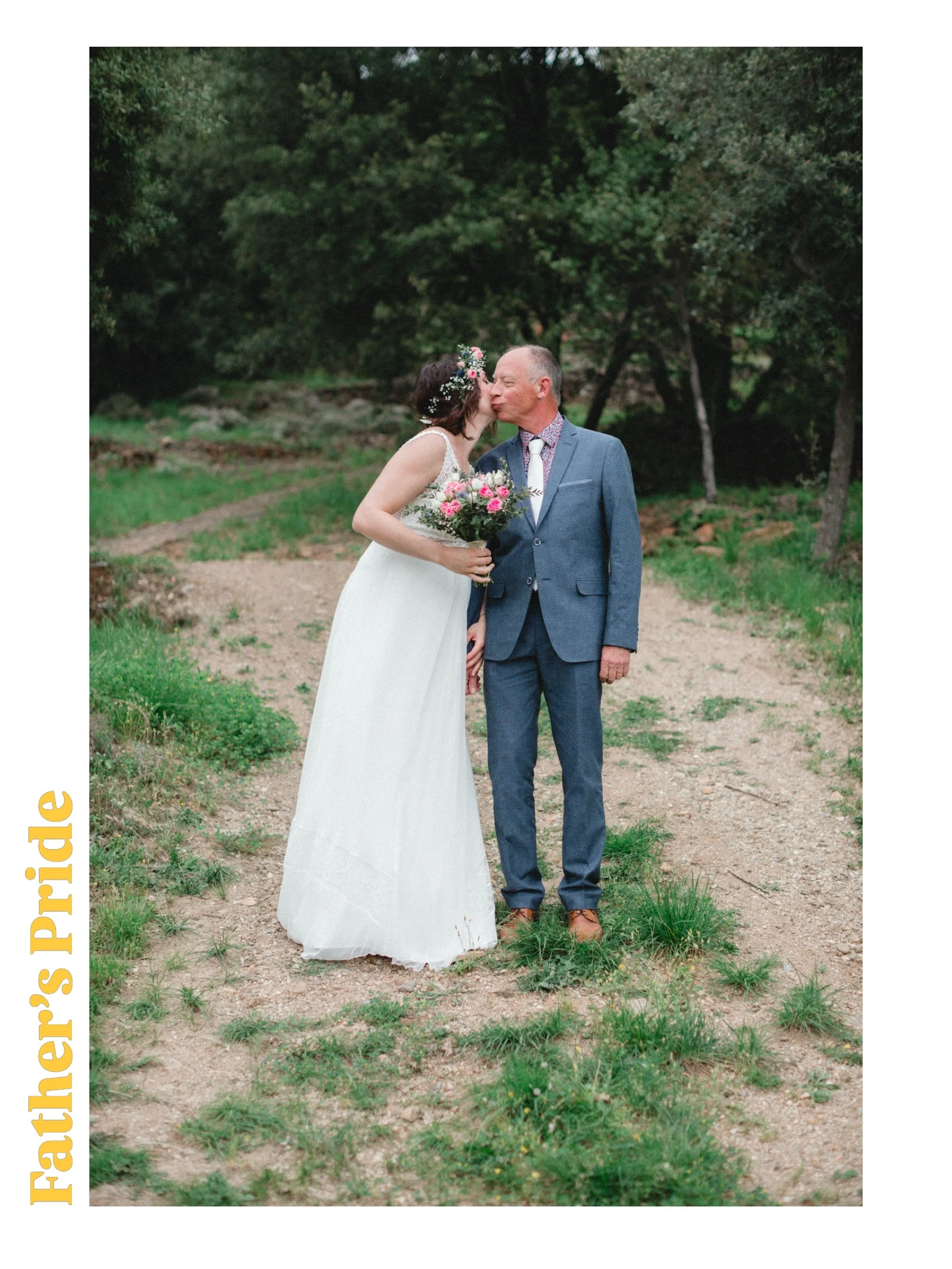 Le p&egrave;re de la mari&eacute;e est la personne qui a le moins &agrave; faire de la journ&eacute;e.

Tout le monde a un r&ocirc;le. Les mari&eacute;.e.s se pr&eacute;pare. La m&egrave;re et les t&eacute;moins g&egrave;rent l&rsquo;habillage,
le tr