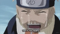 Un personnage pleure beaucoup, expression de douleur ou de tristesse.