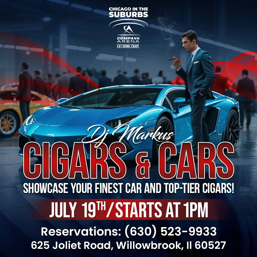 CIGARS & CARS - BACK AT COMPASS ARENA!
