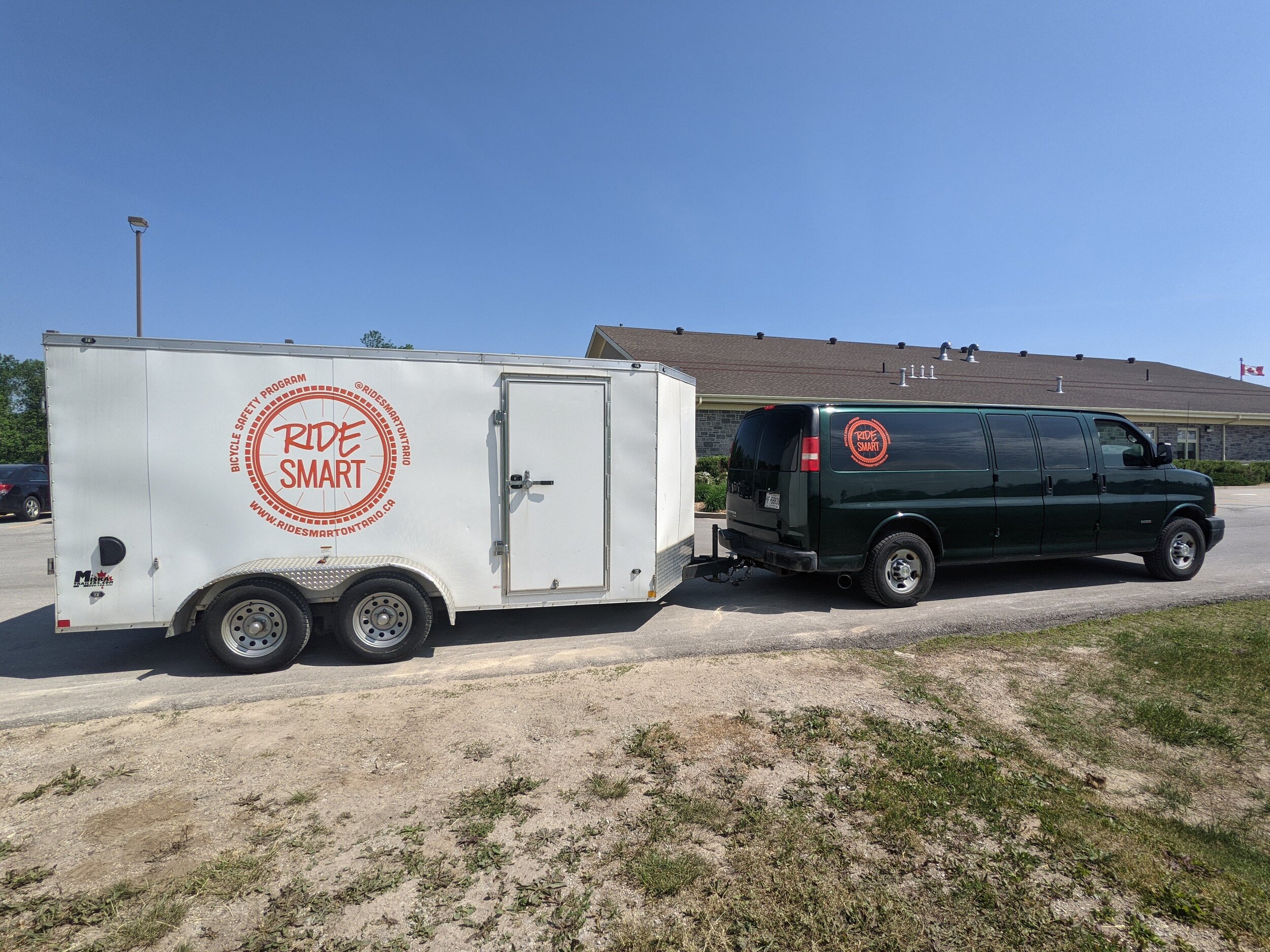 Ride Smart trailer and van freshly branded