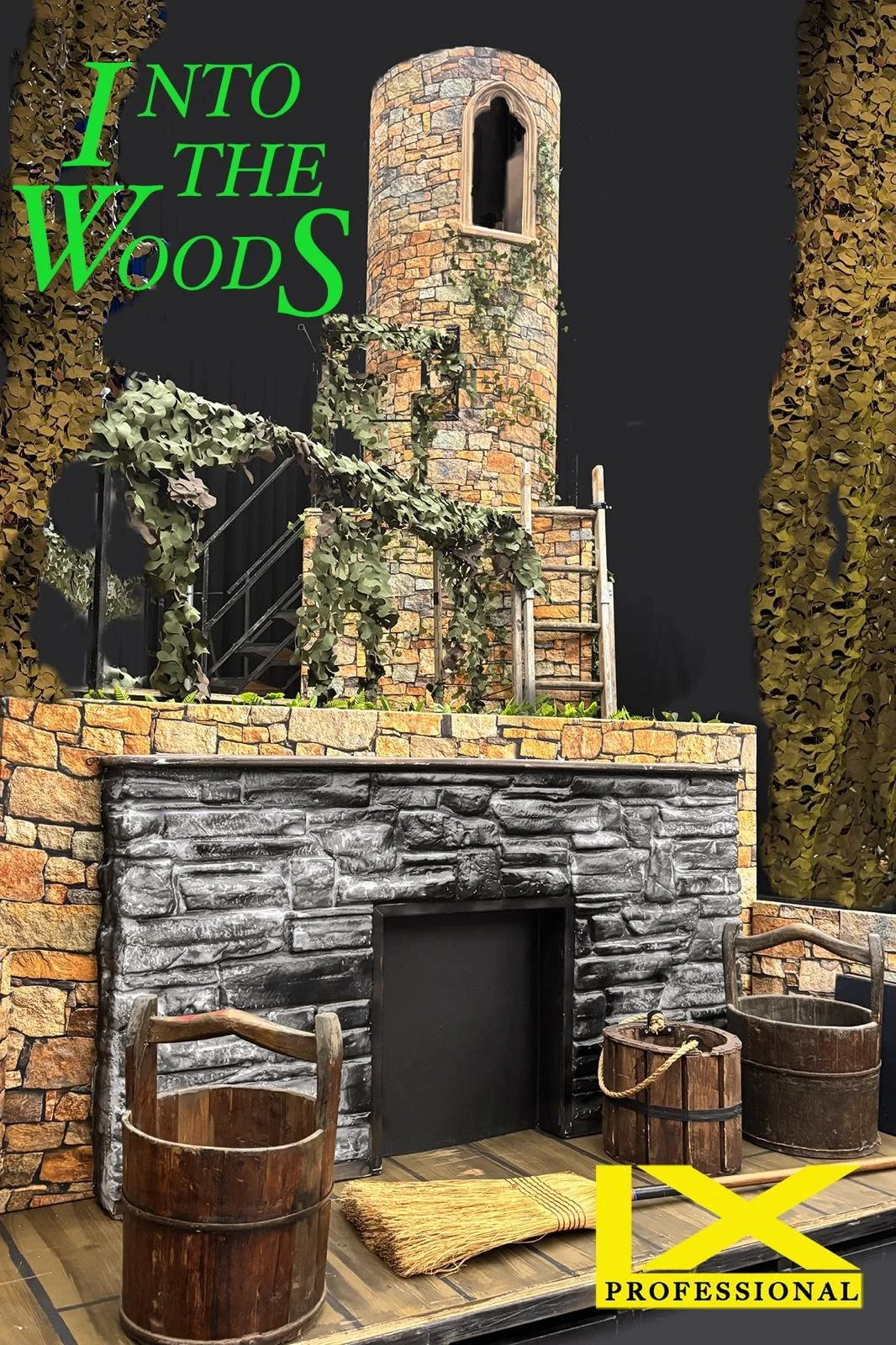 into the woods- set design - set hire - uk production -