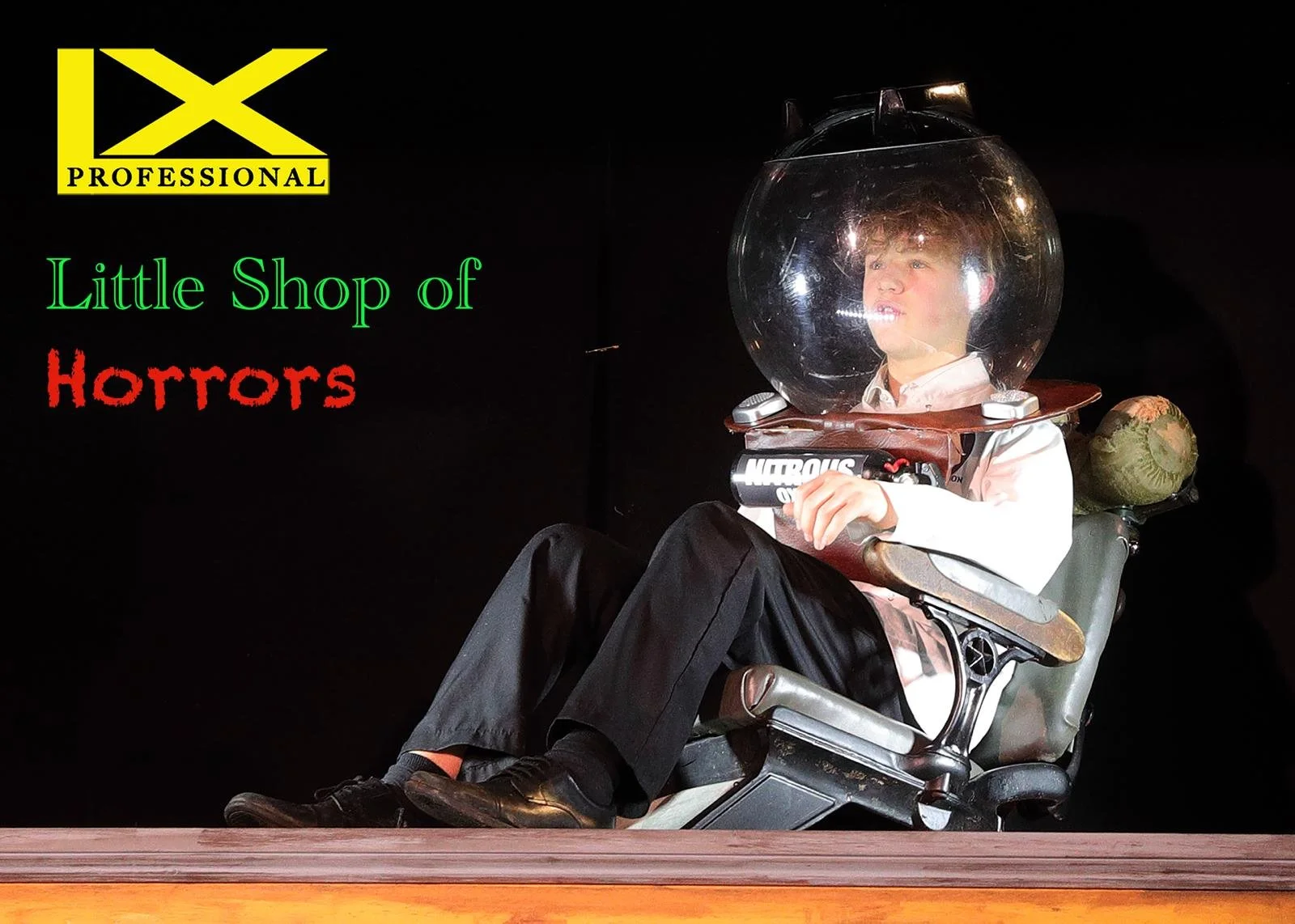 little shop of horrors - plant hire, set, plant and prop hire , Mushnik’s shop, skid row, the dentist (including a dentist chair) , 4 Audrey II plants- dentist - skid row - 4 Audrey ii plants  set hire - uk set and prop hire - packages -