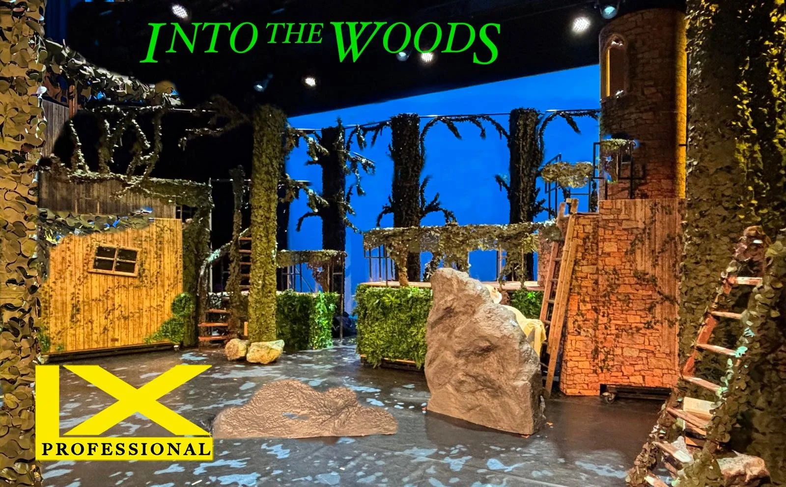 Into the woods, set hire, uk productions, lx professional