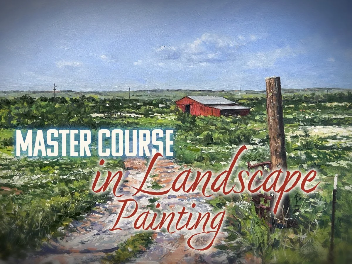 Learn landscaping painting with oils at 3 Square Art in Fort Collins, Colorado