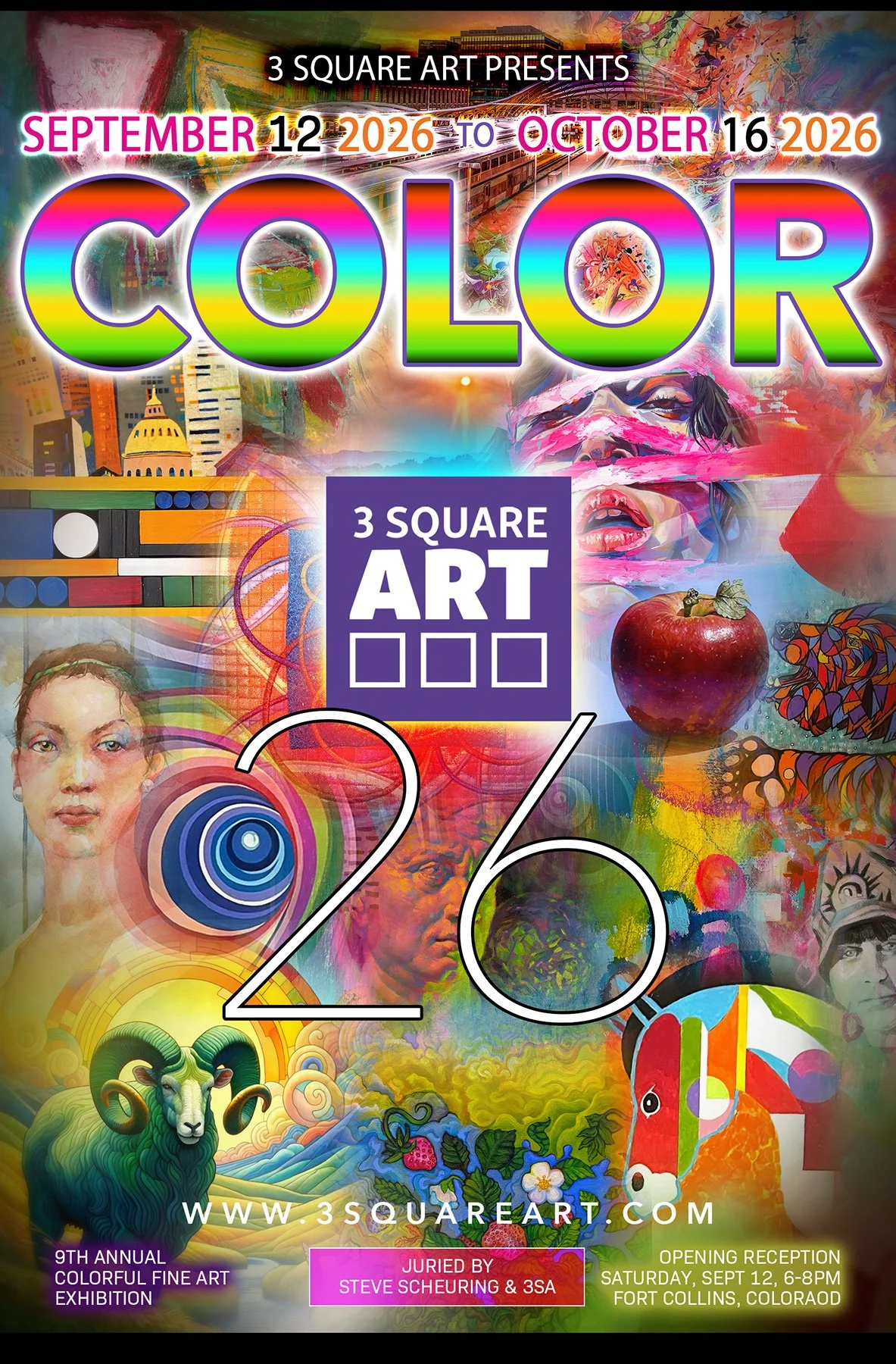 COLOR 26, 9th Annual Juried International Exhibition: Deadline for Entry - June 29, 2026