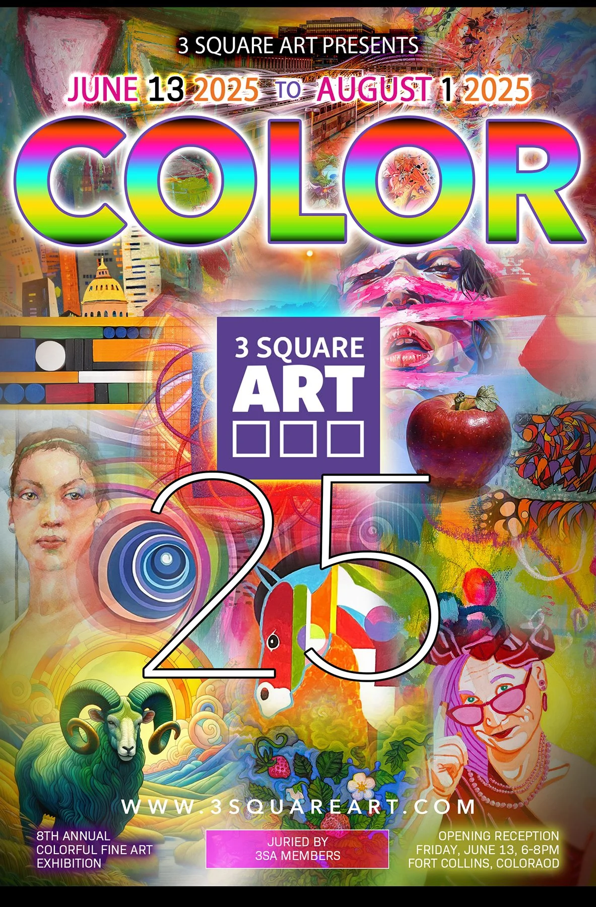 COLOR 25, 8th Annual Juried International Exhibition: EXTENDED Deadline for Entry - April 27, 2025