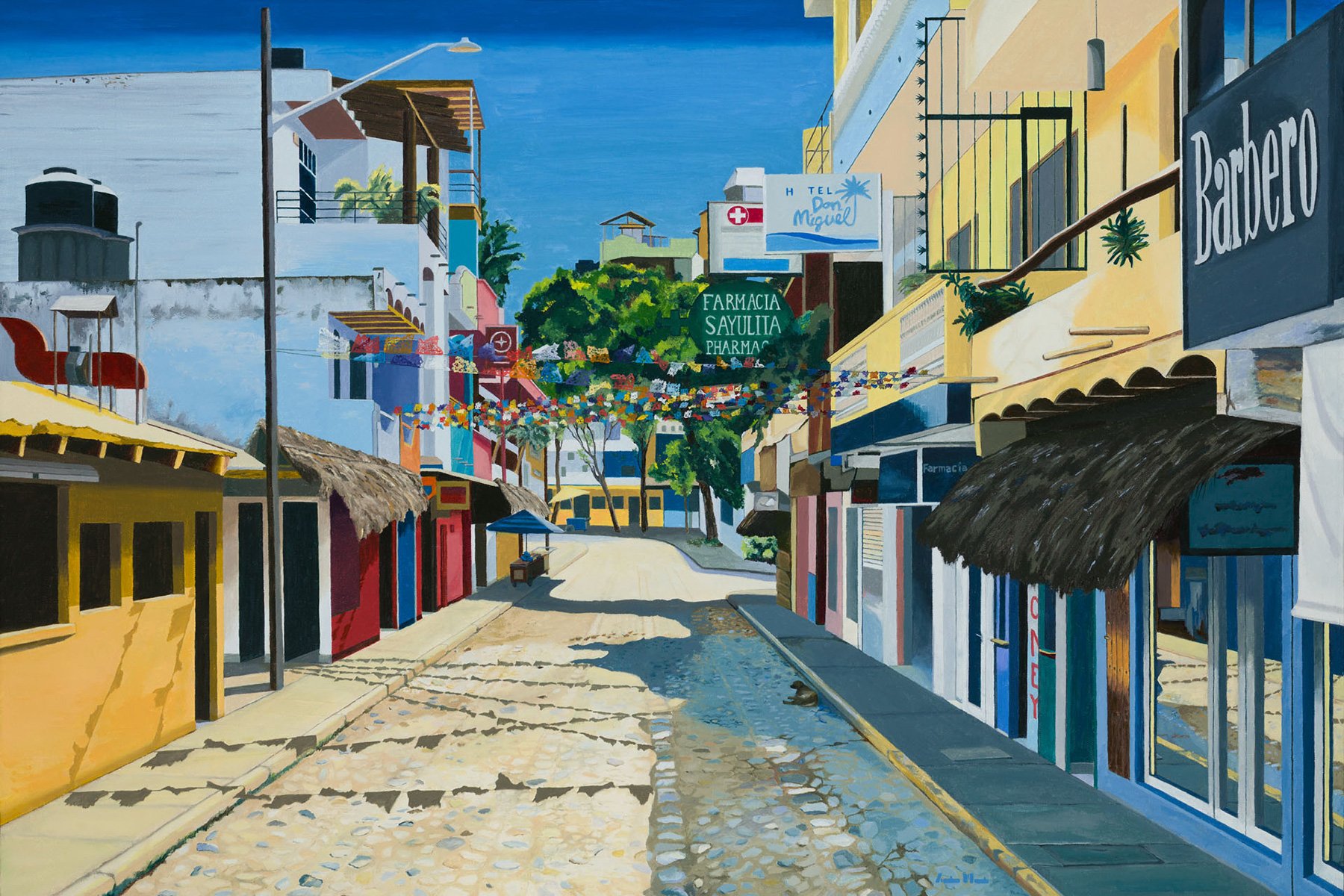 Quiet Day in Sayulita
Oil on Canvas
38”W x 26”H
$4320