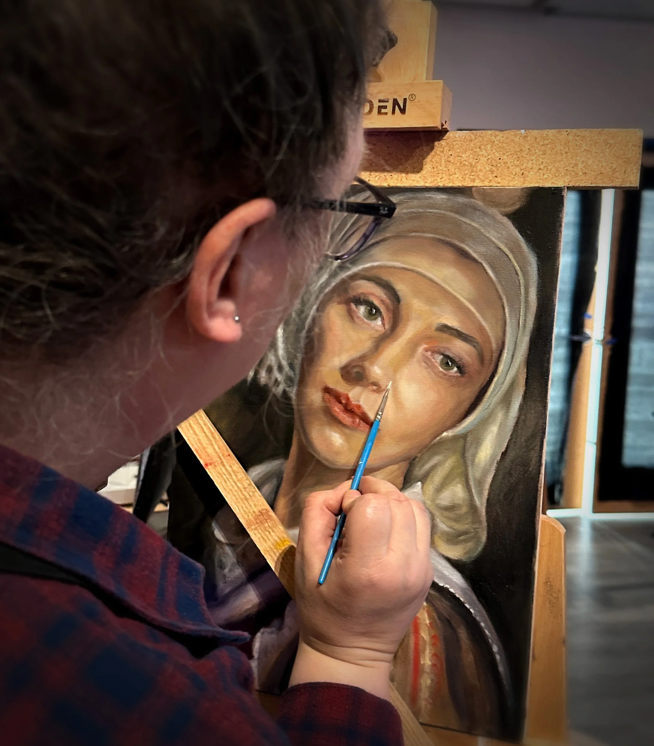 Classical painting, taught in the classroom