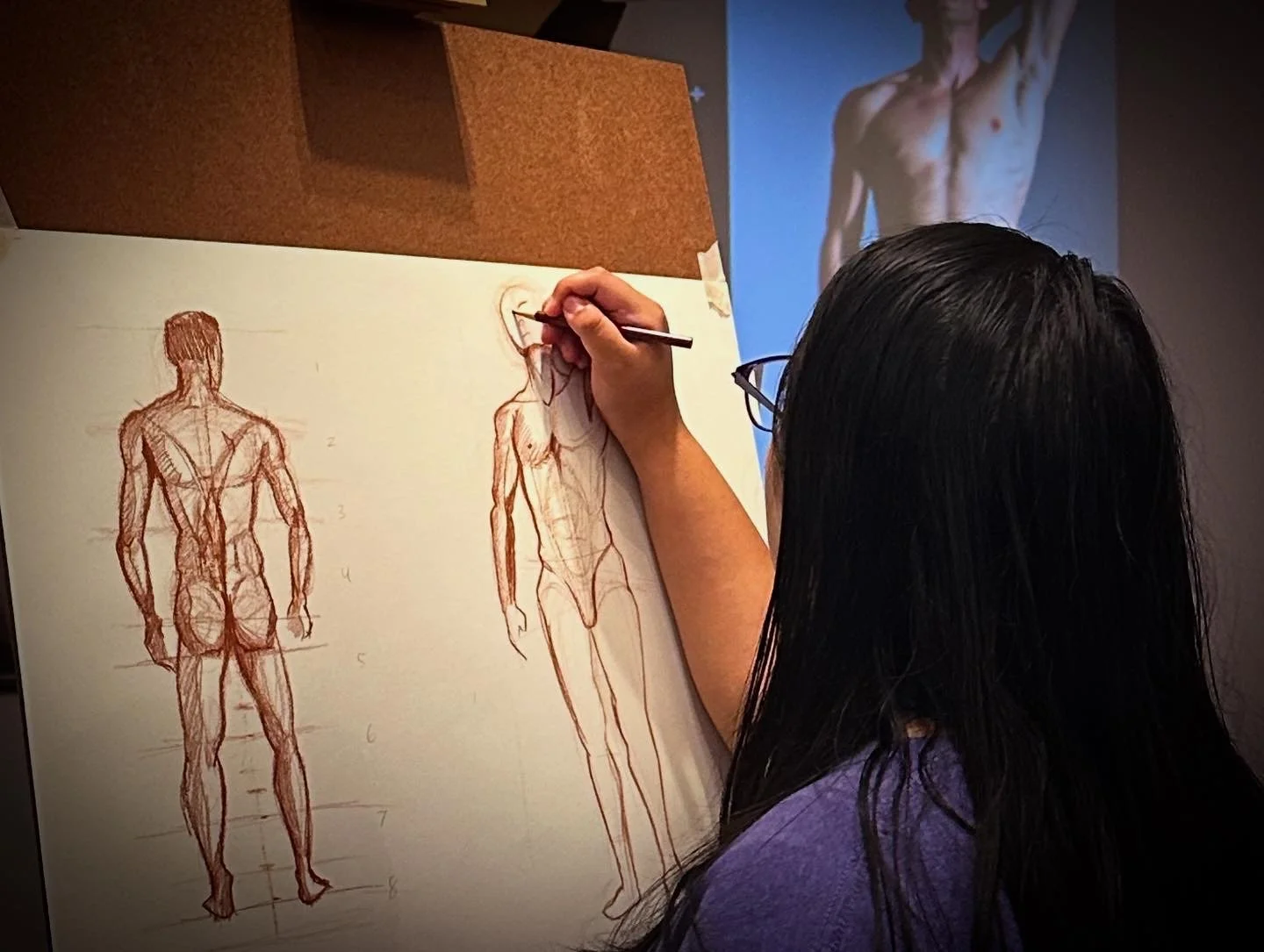 Introduction to Figure Drawing, drawing the contours of the human form