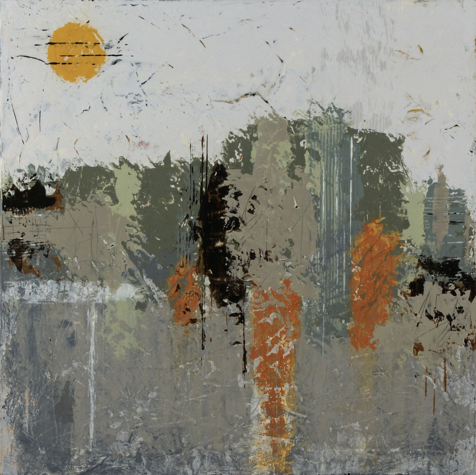 Autumn's Descent
Acrylic
Gallery Wrapped Canvas ‐ 20 x 20 x 1.5
Available ‐ $645