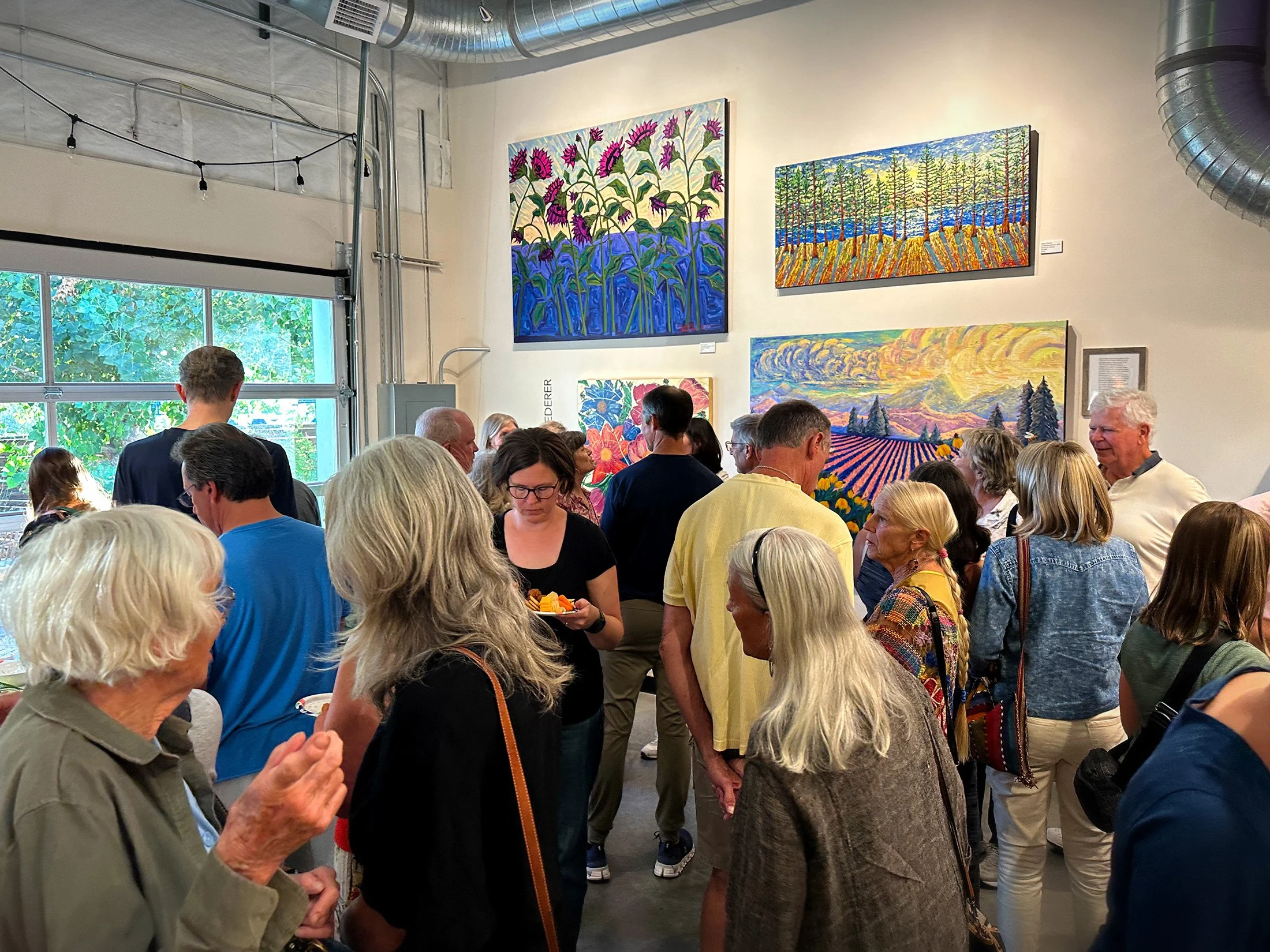 Featured Artist Adam Federer at the COLOR 26 Opening Reception