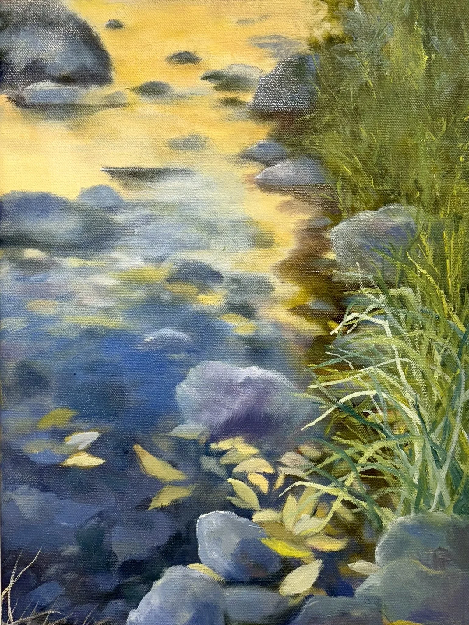 Gateway, acrylic on canvas, 24”x12” x1.5", $800.00
     