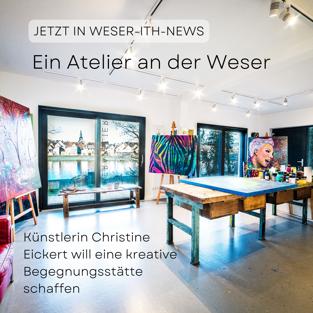 Ein Atelier an der Weser Künstlerin Christine Eickert will eine kreative Begegnungsstätte schaffen.png