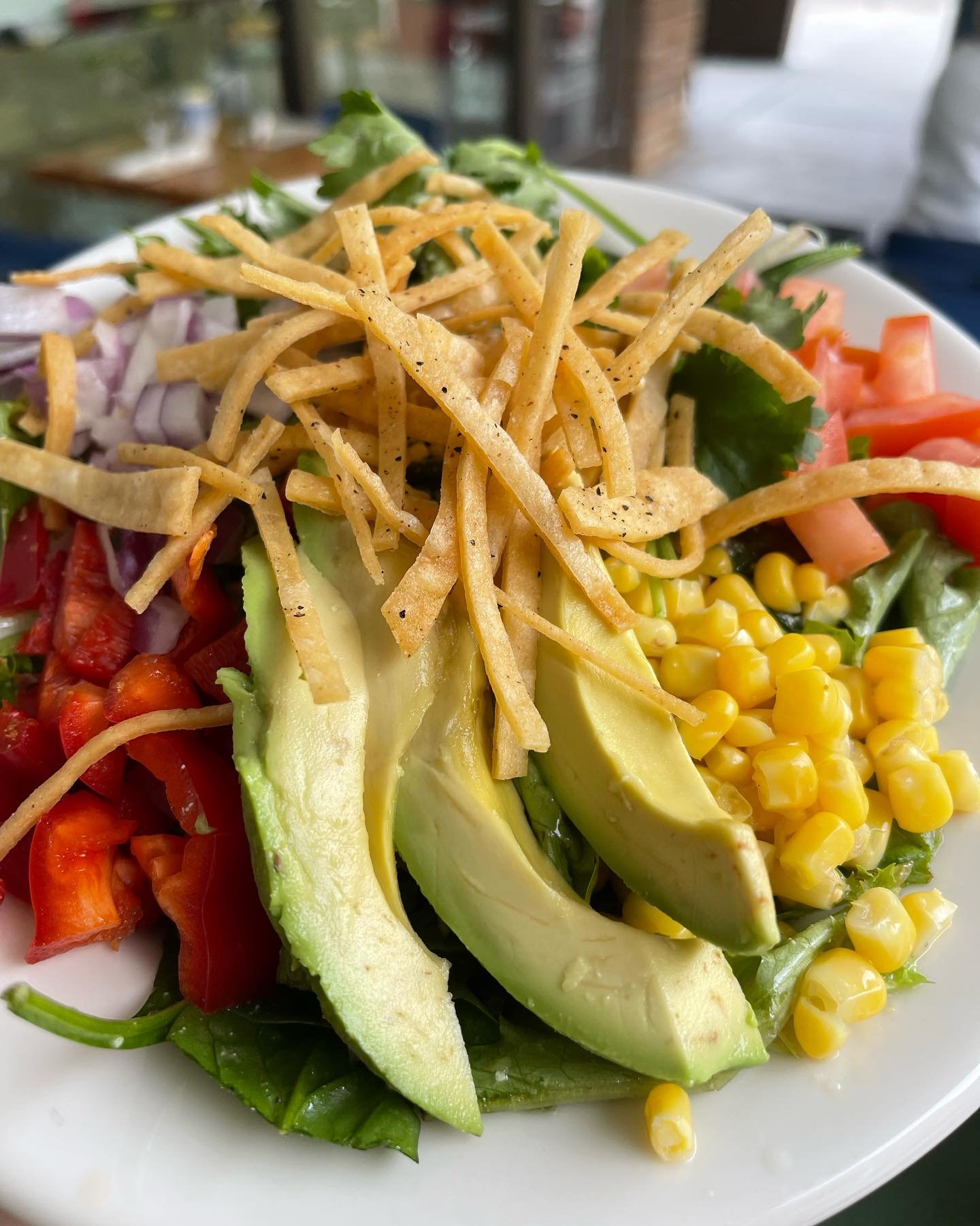 Rain has held off and the Patio is open for a late lunch. Try today&rsquo;s special the Sante Fe Salad or Dijon Pork Chops for Dinner. Open til 7.