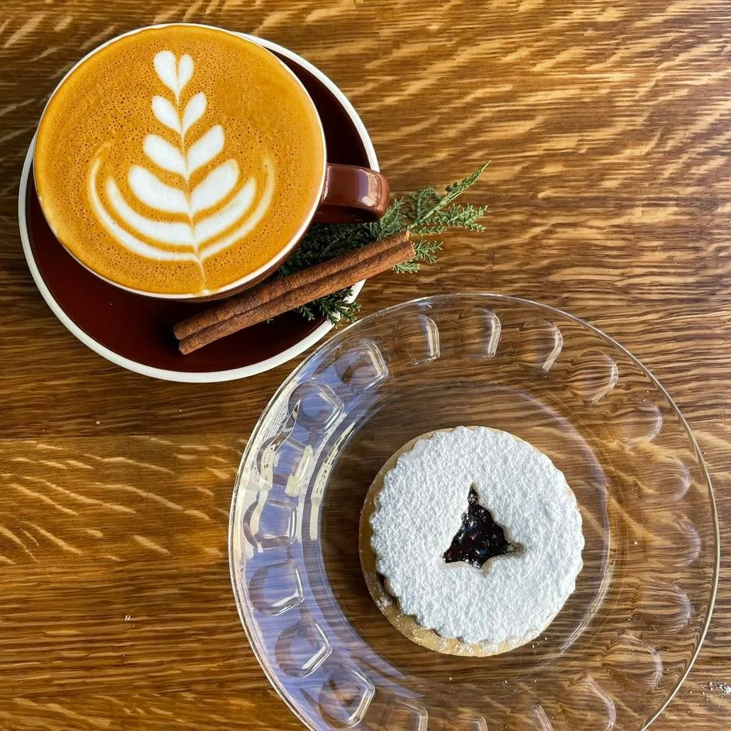 Our Linzer Cookies are sure to impress! Order by the dozen or stop in Tuesday and enjoy one with a Maple Cinnamon Latte.