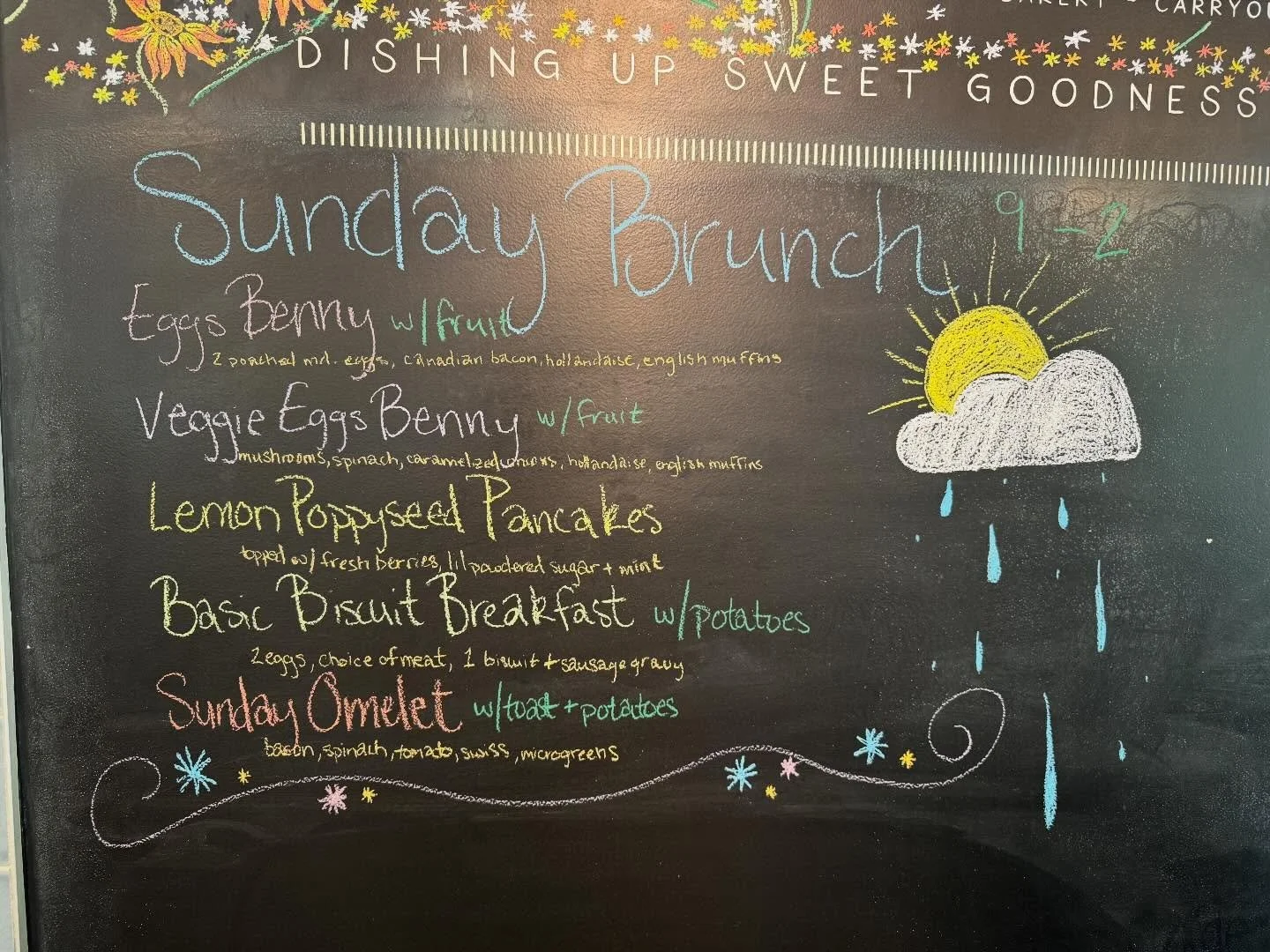 Don&rsquo;t let a little Rain keep you from a Yummy Breakfast - Serving til 2:00