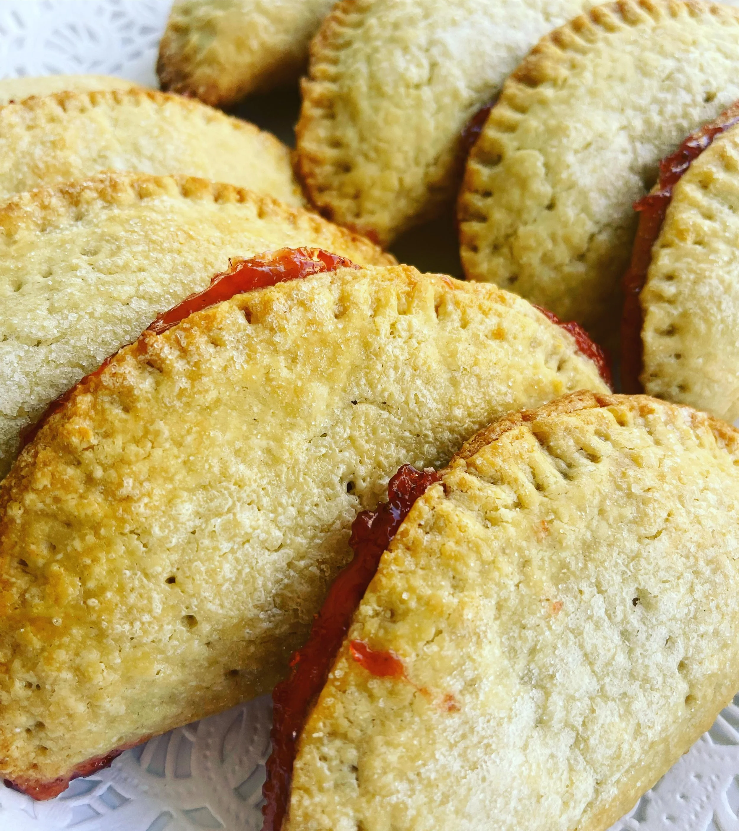 Hand pies just taste better after the @tulsafarmersmarket 😌 See you tomorrow for Brunch 8-Noon or Lunch 12-5