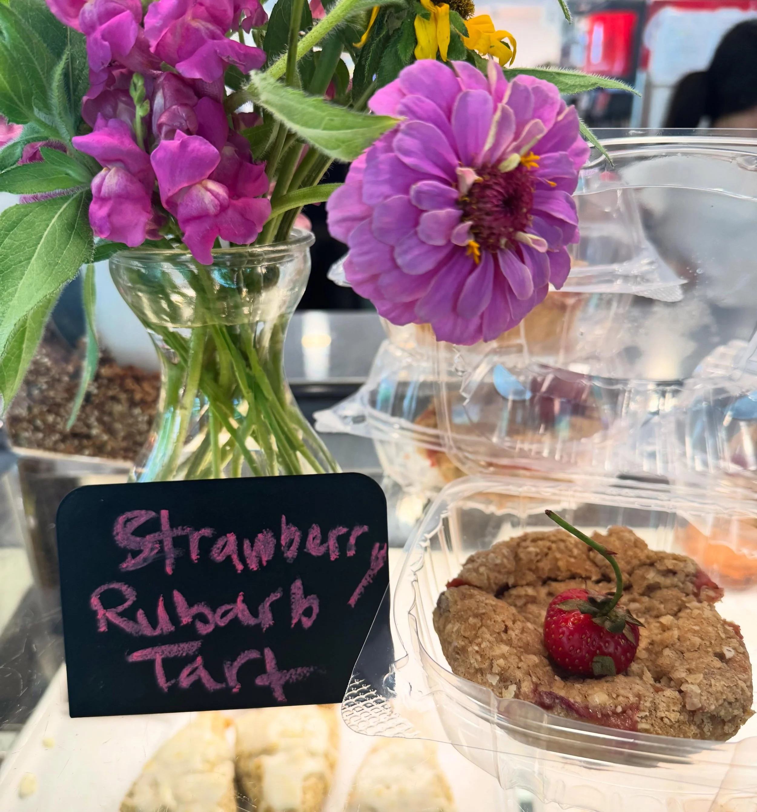 Stop by Queenie&rsquo;s, grab a latte and something delicious, then go see what treasures the @tulsafarmersmarket has waiting for you. Fresh food, local vendors, and a perfect Tulsa morning.