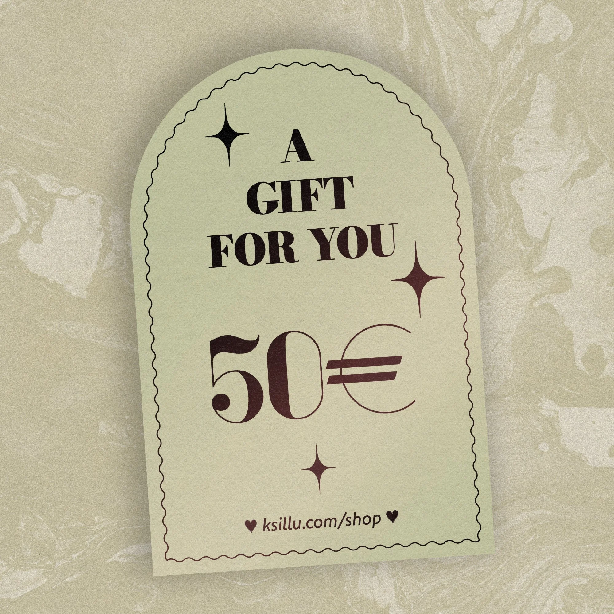 Gift Card 50 EURO