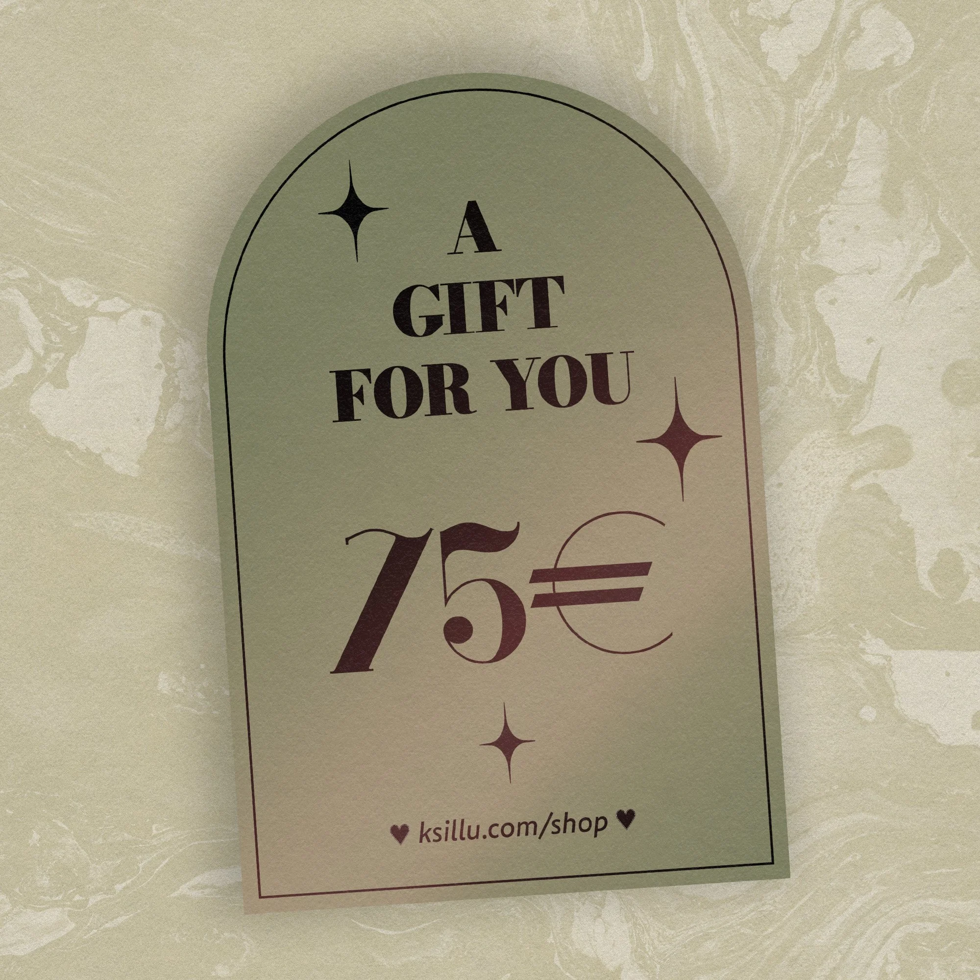 Gift Card 75 EURO