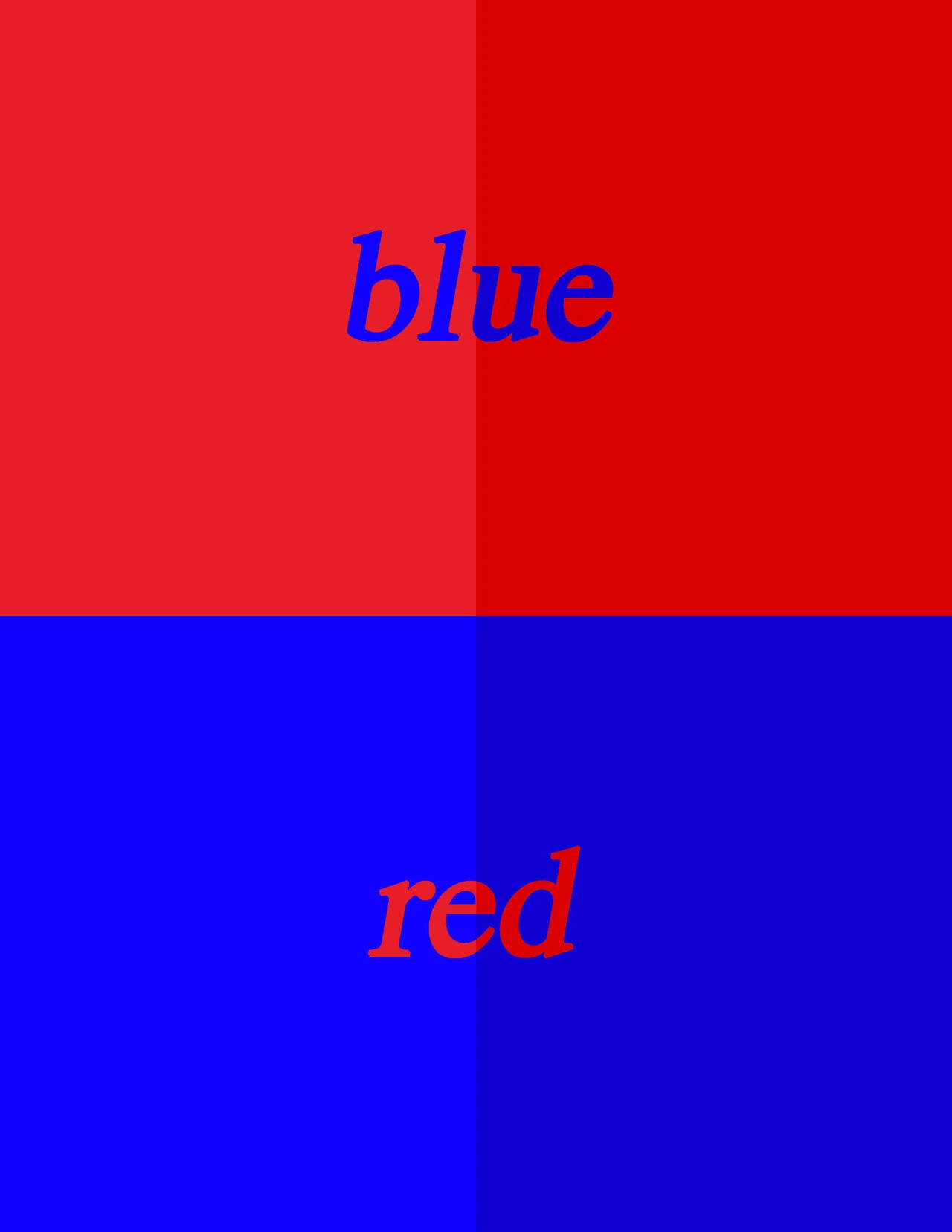 Blue/Red