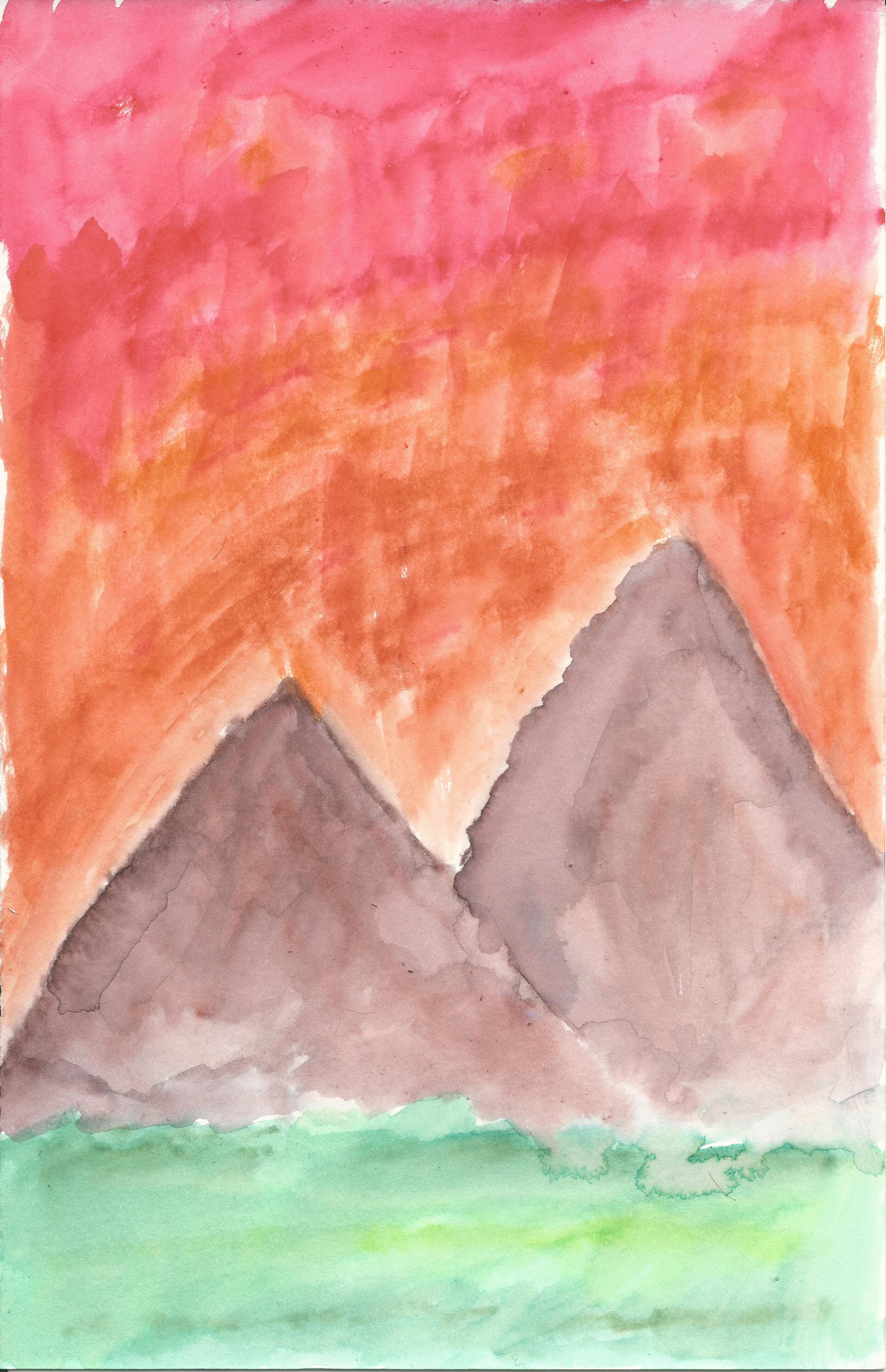 Fiery Landscape