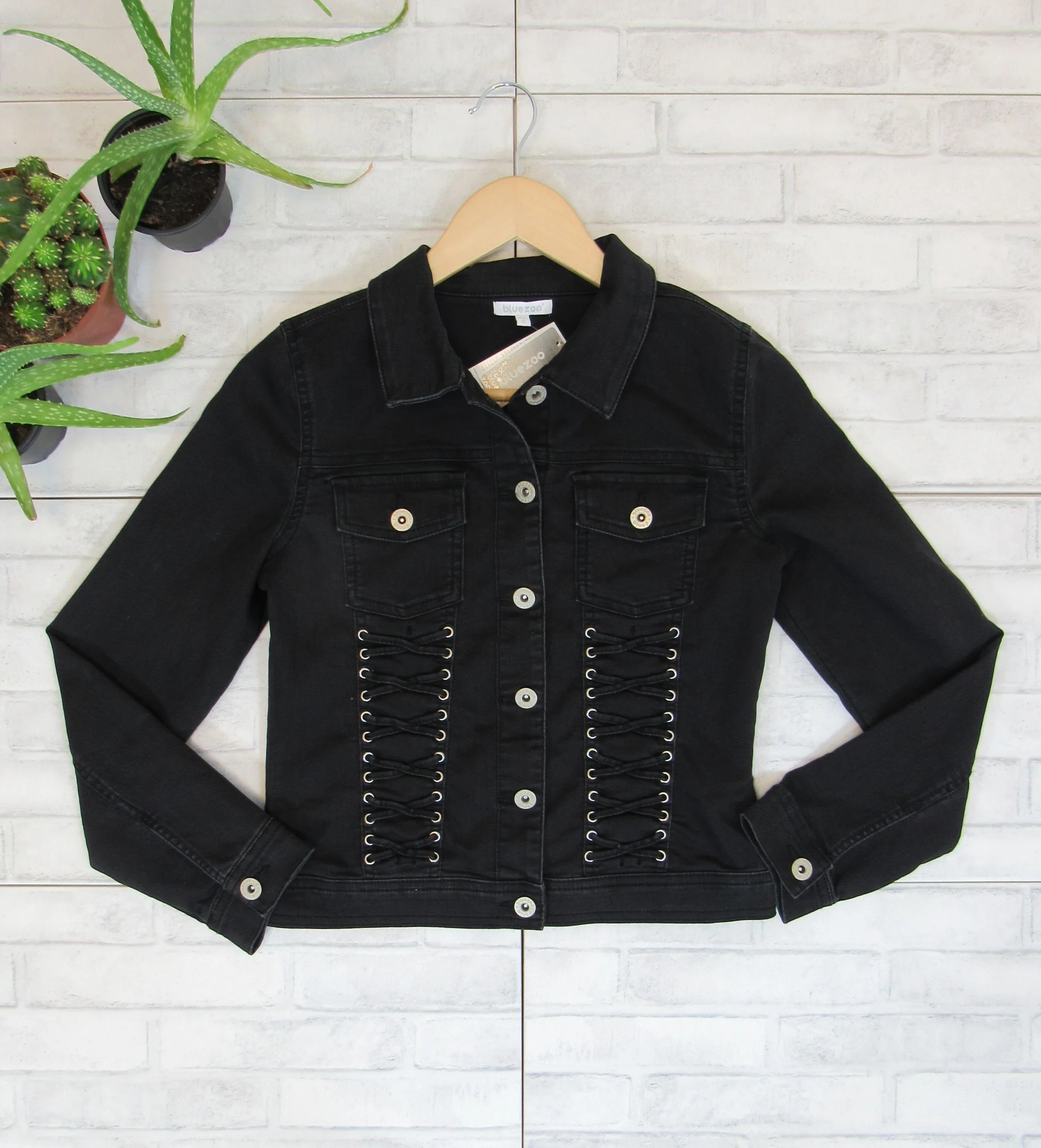 Bluezoo Black Denim Jacket — FACT.Shop