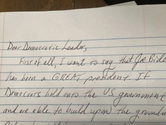 Open Letter to Democratic Leadership