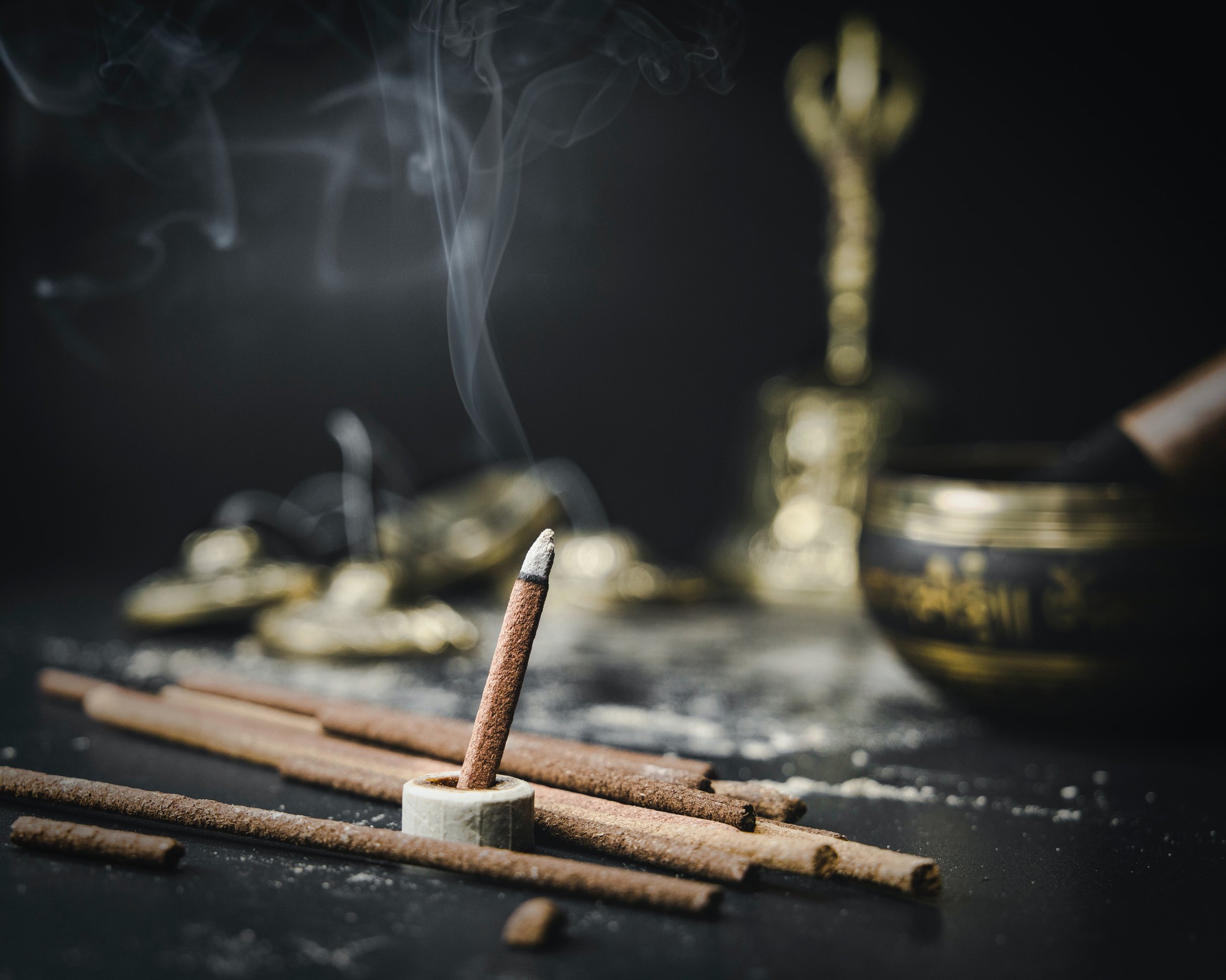 incense smoke of any kind is a lovely cleansing tool for the home
