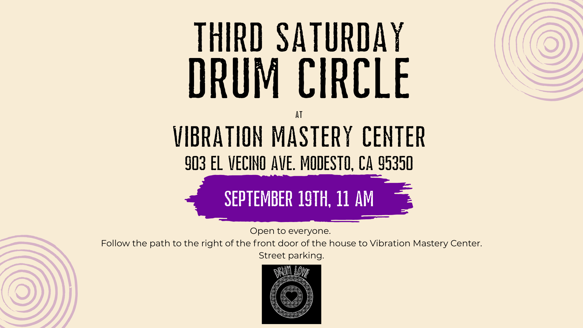 Third Saturday Drum Circle