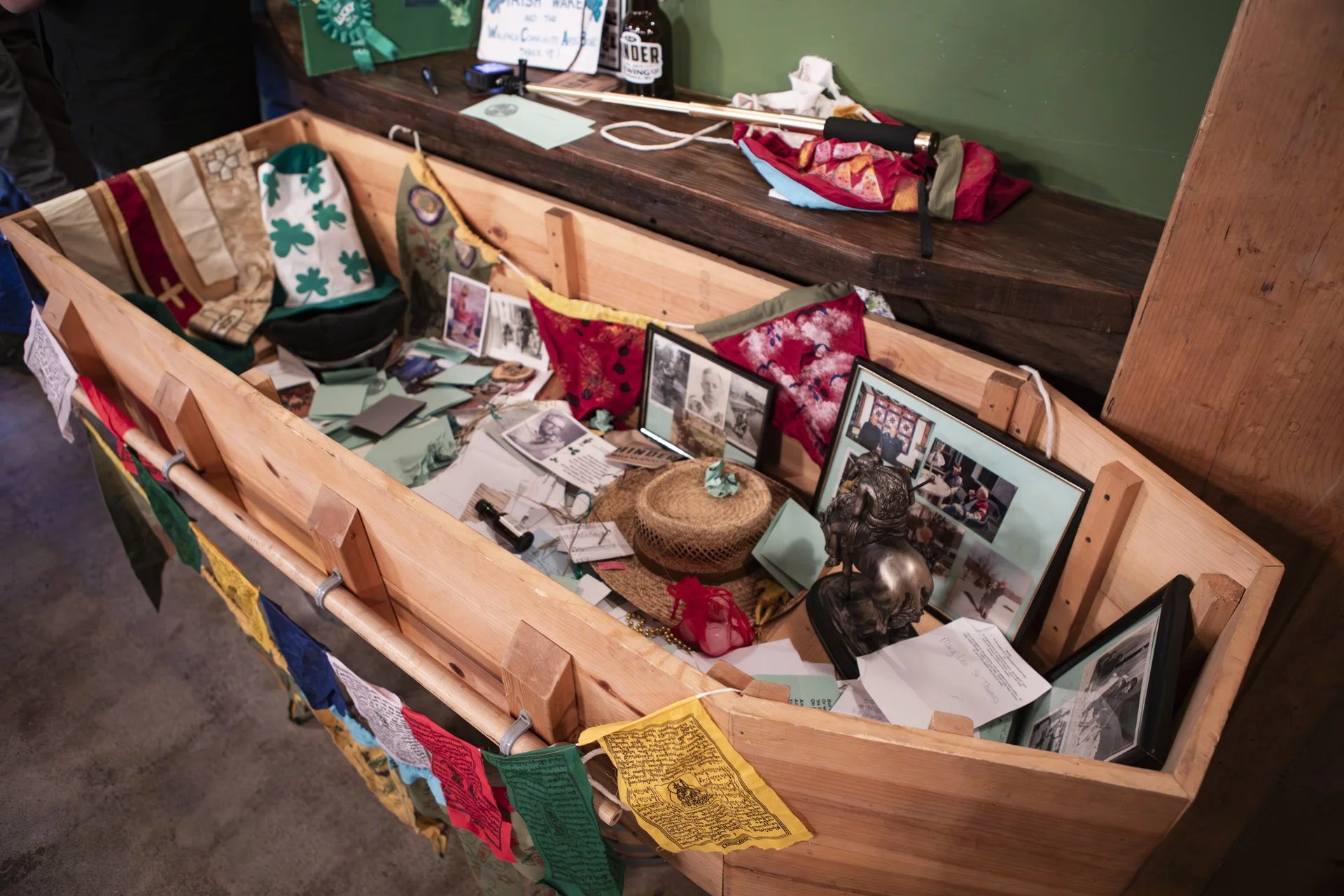 Irish Wake Coffin Irish tradition HH Hinder Brewing Company