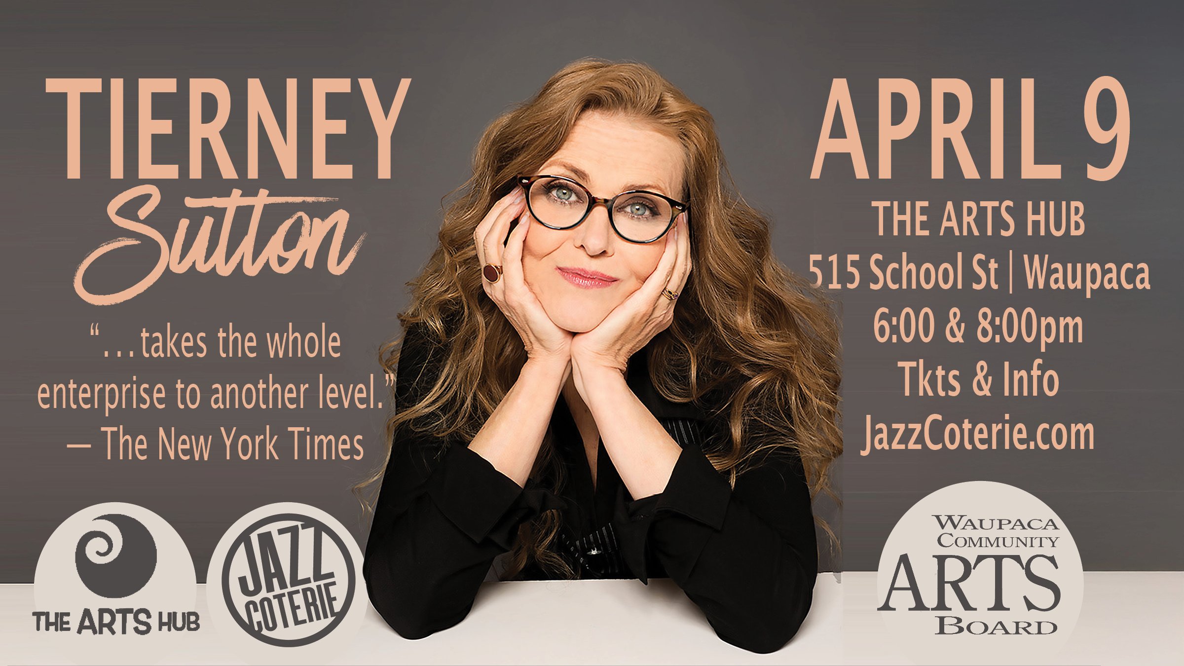 Tierney Sutton Jazz Coterie Waupaca Arts Hub