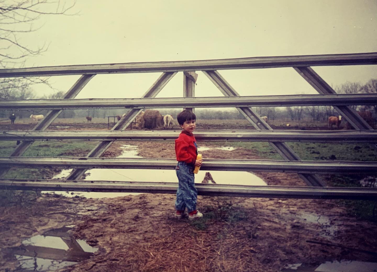 I&rsquo;ll love you til the cows come home, Wilson. Happy 34th Birthday!! 
❤️🐄❤️🐄❤️🐄❤️
Photo: circa 1993, Mamaw&rsquo;s farm, Northeast Louisiana
❤️
@wilsonrust