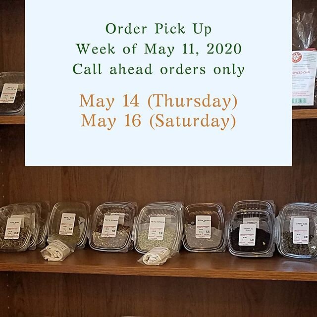 This week, we're switching things up! Instead of Wednesday/Friday pick ups, we're trying out Thursday/Saturday.

Give us a call or message us to place your orders for pick up.