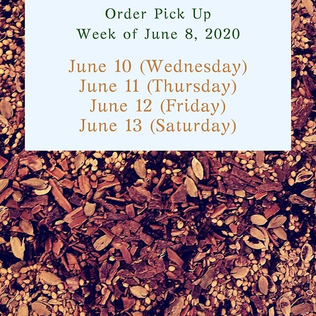 We have additional order pick up dates this week and we're going to start with a very soft reopening. 
Wednesday, Thursday and Friday we will be &quot;open&quot; from 10am-3pm.
Saturday we'll be &quot;open&quot; from 11am-5pm.

Why &quot;open&quot;? 