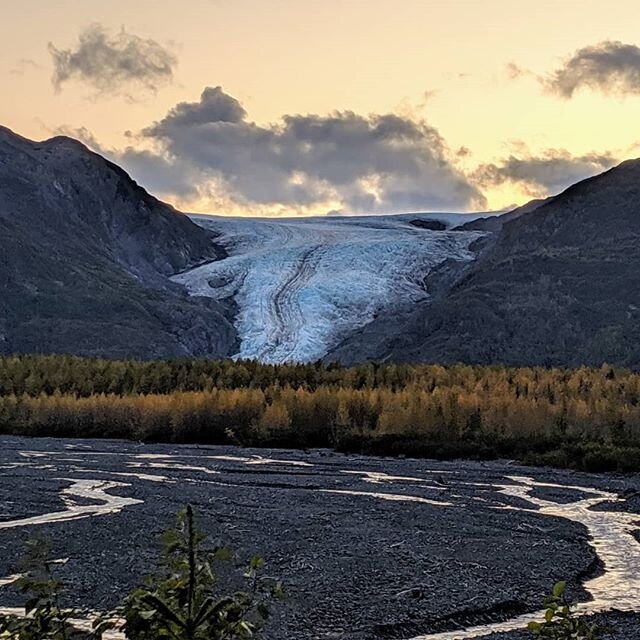 Did you know Exit Glacier is only 8 miles away from @lebarnappetit ? There are many different trails of varying intensity to view the beautiful blue glacier ice! Go for a hike and replenish yourself with some homemade crepes and stay in our Inn to re