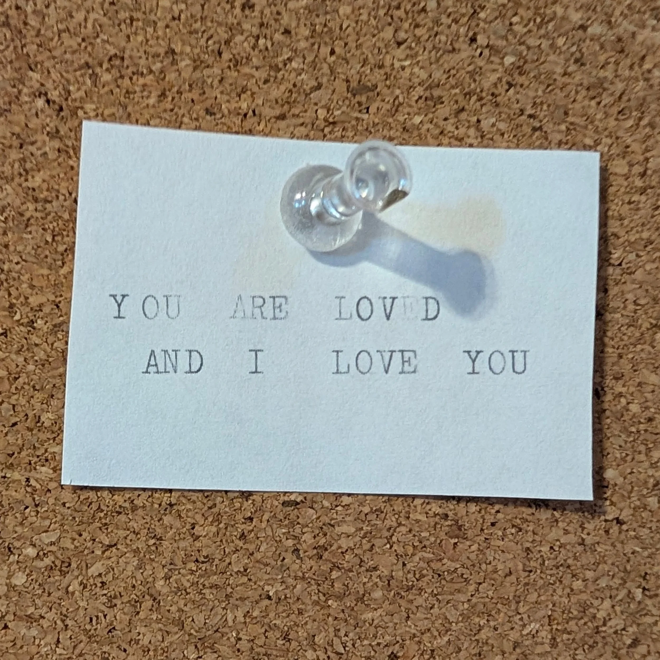 Found this typewriter message yesterday! For just in case you needed the reminder 💙🩵🤍 it's been added it to our new poetry/message board 😍 I truly believe these messages will find those who need them
