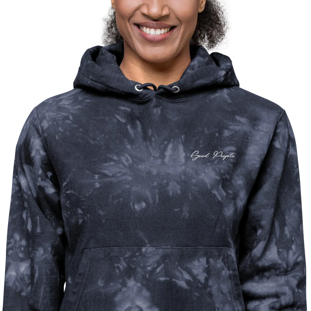 Good People Tie-dye hoodie — Chris Taylor