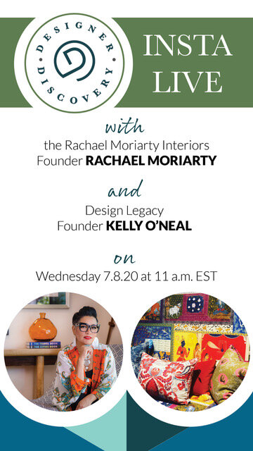 Get LIVE with Rachael Moriarty & Design Legacy