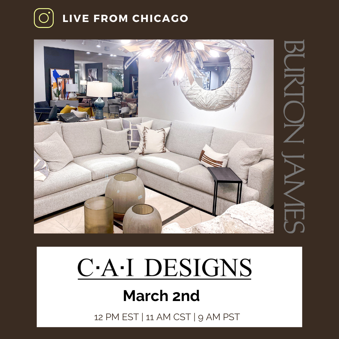 Burton James Heads to Chicago with CAI Designs