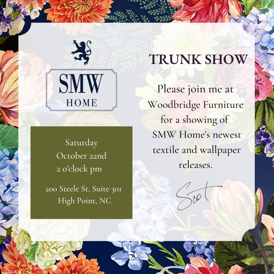 Tis the Season - join @scotmeachamwood  this market for a showing of his MARVELOUS latest and greatest collections today @woodbridgefurniture !!! SO thrilled to have him back @highpointmarket