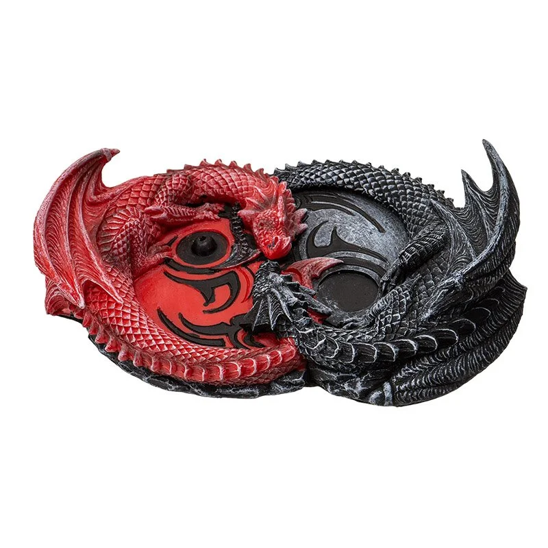 Double Dragon incense burner