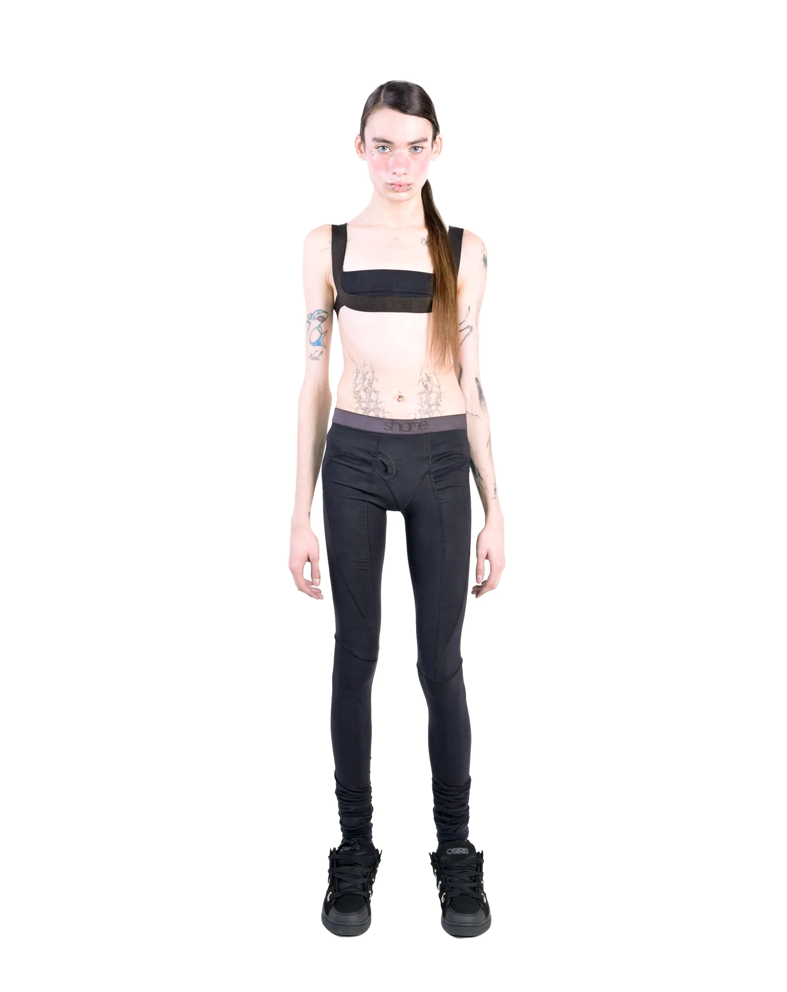 OPAQUE FLY FRONT LEGGINGS