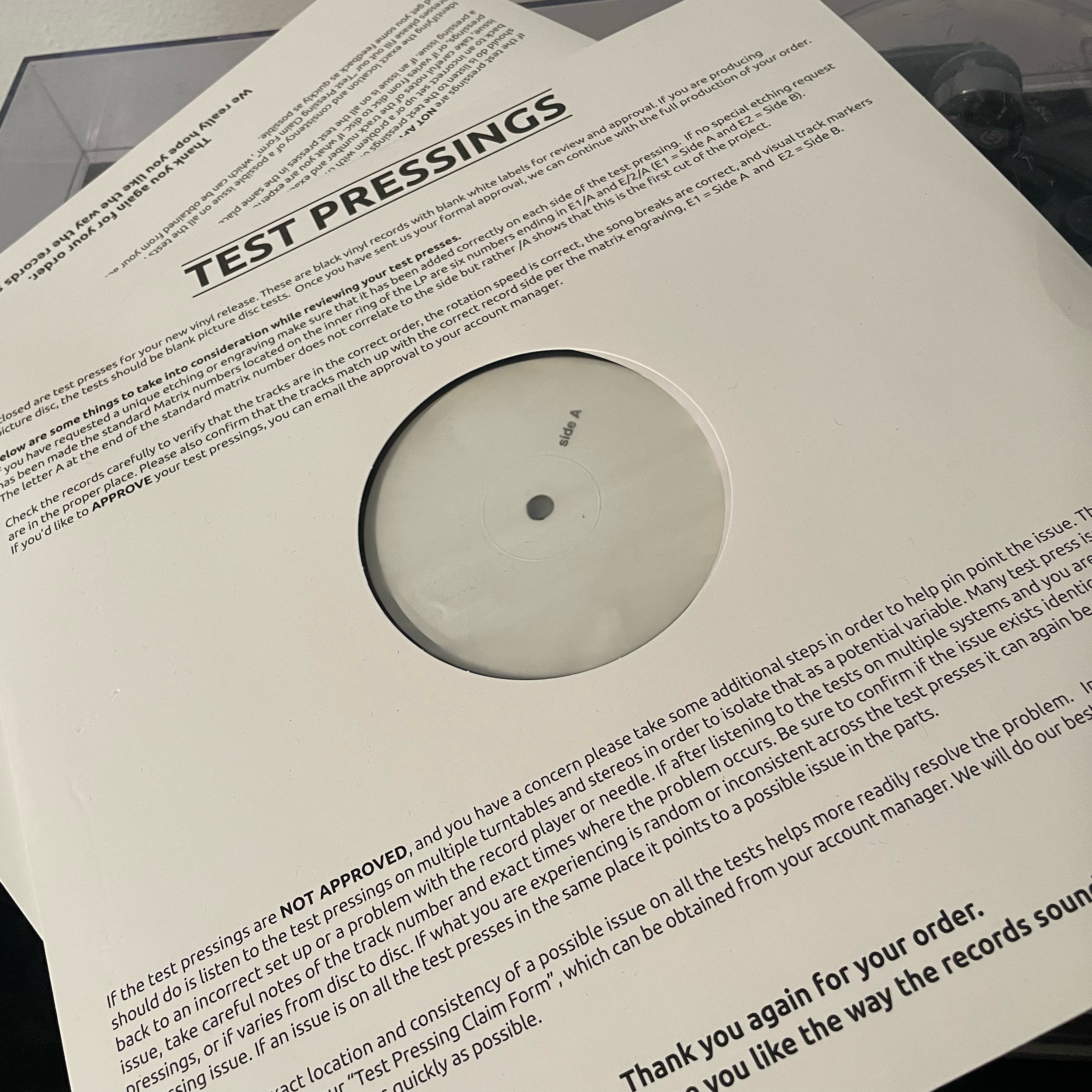 Limited Edition Vinyl Release of Test Drive by Pugs Atomz Goes on Sale in May 2022